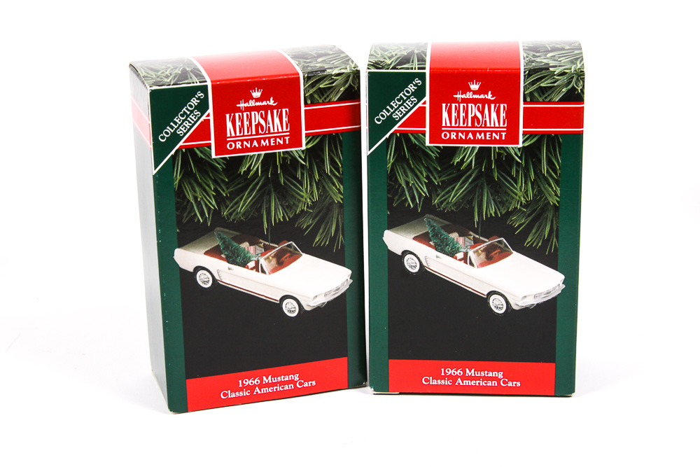 Hallmark Keepsake Miniature Car Ornaments