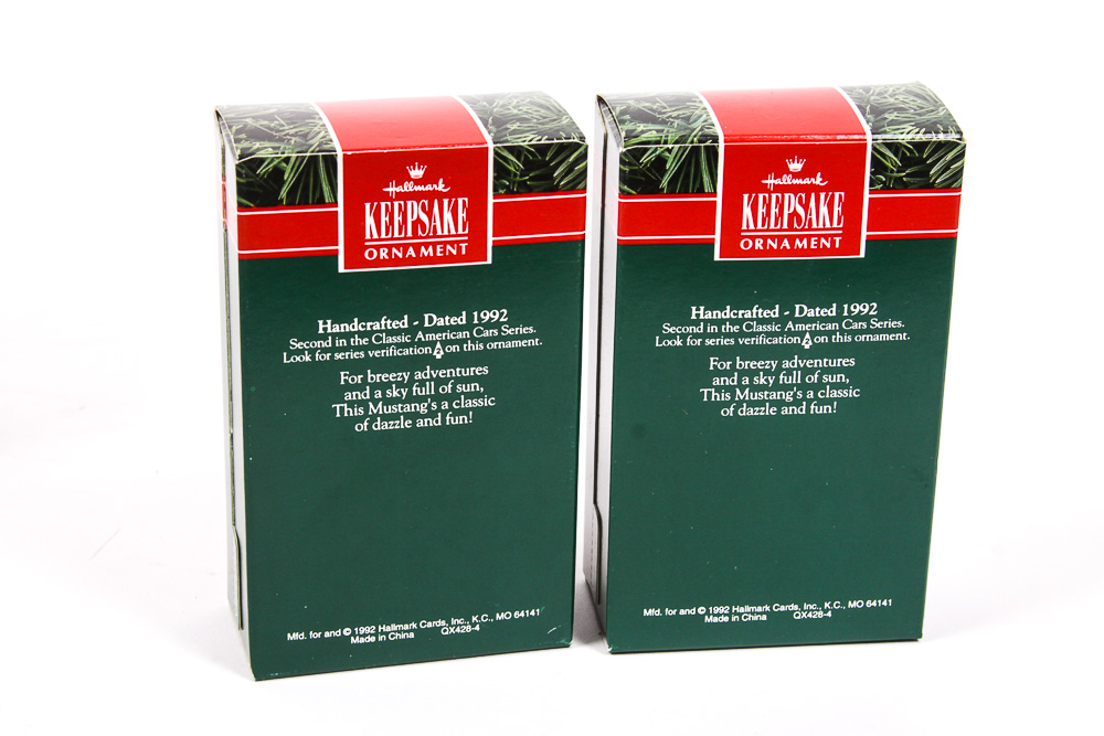 Hallmark Keepsake Miniature Car Ornaments