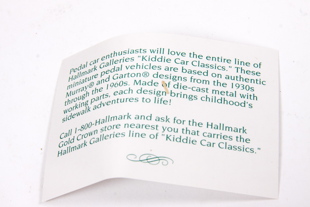 Hallmark Keepsake Miniature Car Ornaments