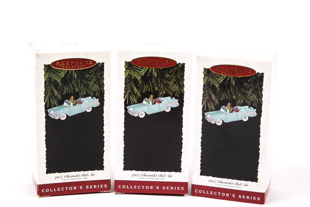 Hallmark Keepsake Miniature Car Ornaments
