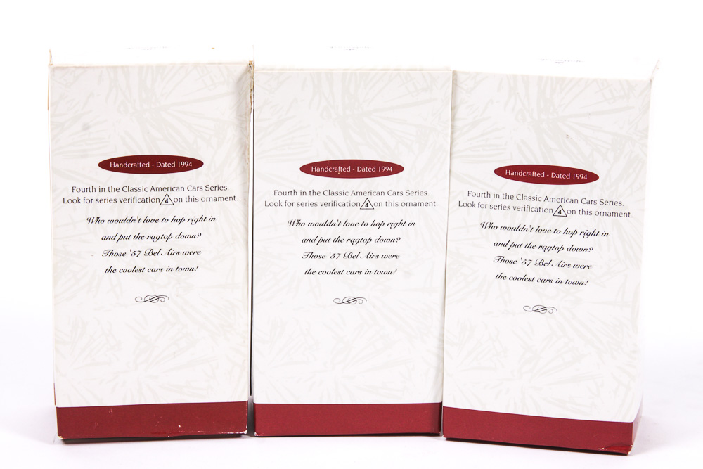 Hallmark Keepsake Miniature Car Ornaments