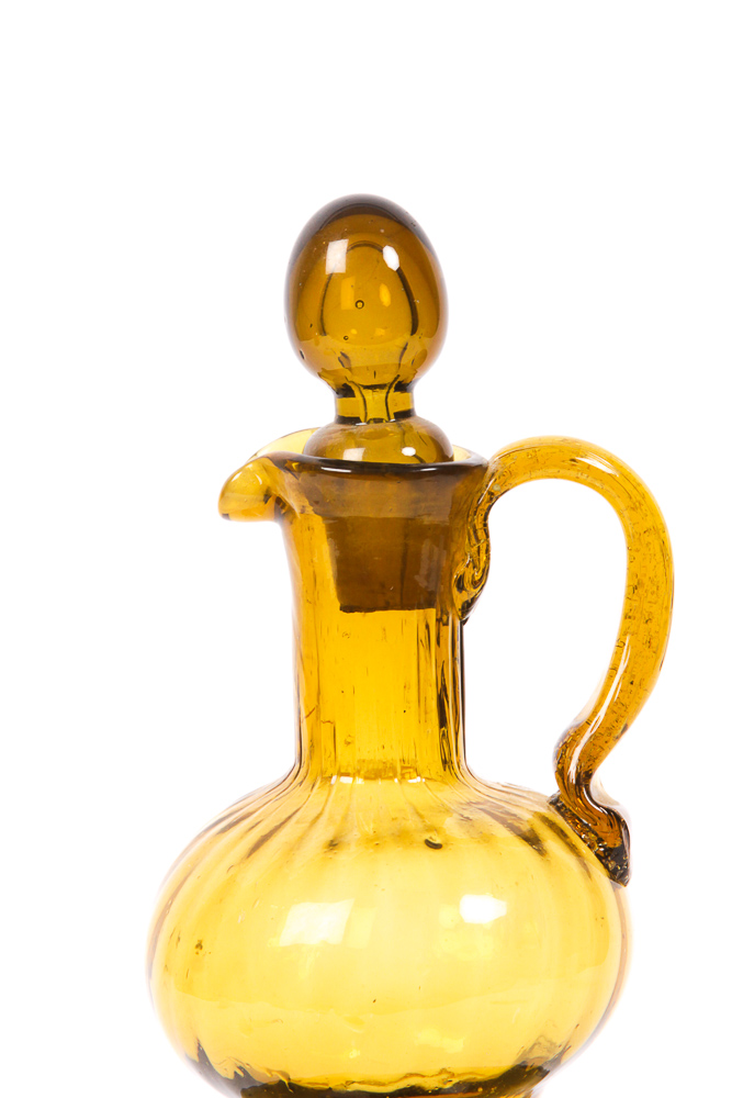 Vintage Blown Glass Decanter