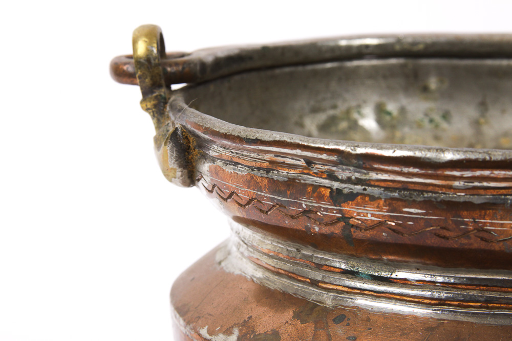 Vintage Copper and Brass Bucket