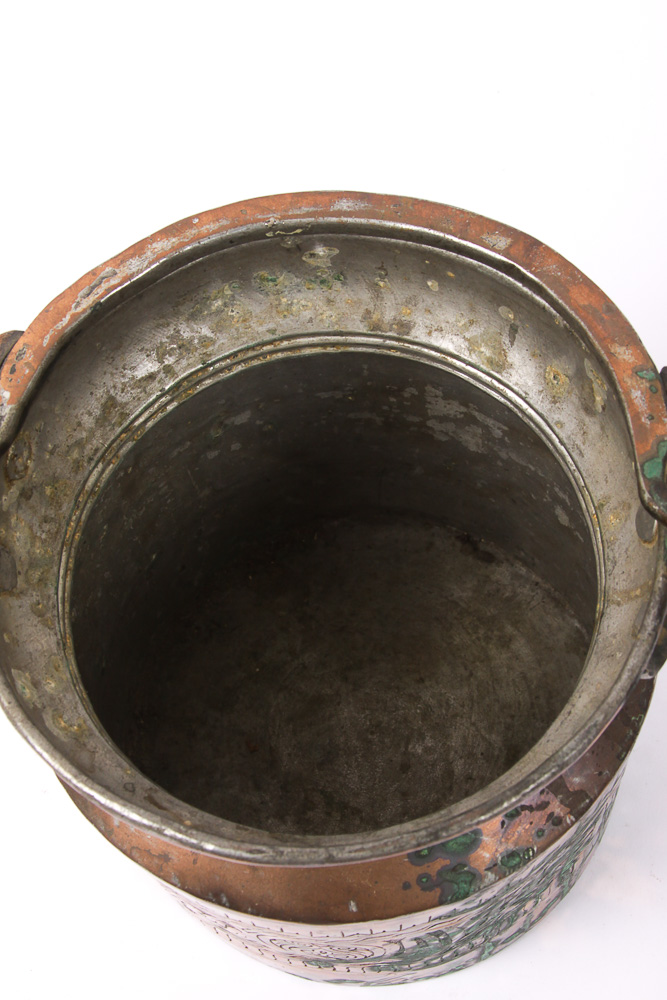 Vintage Copper and Brass Bucket