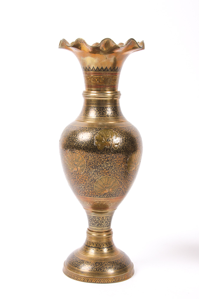 Brass Vase and Decor