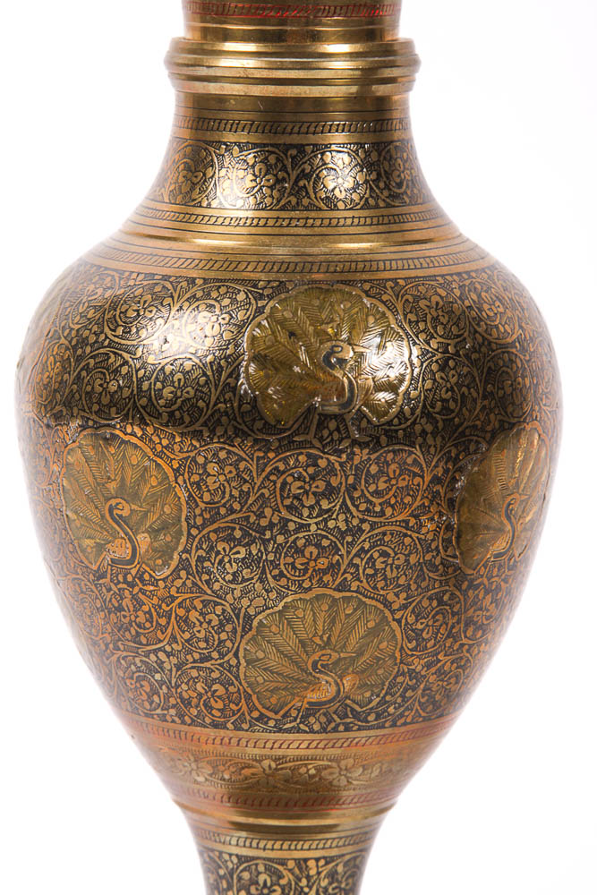 Brass Vase and Decor