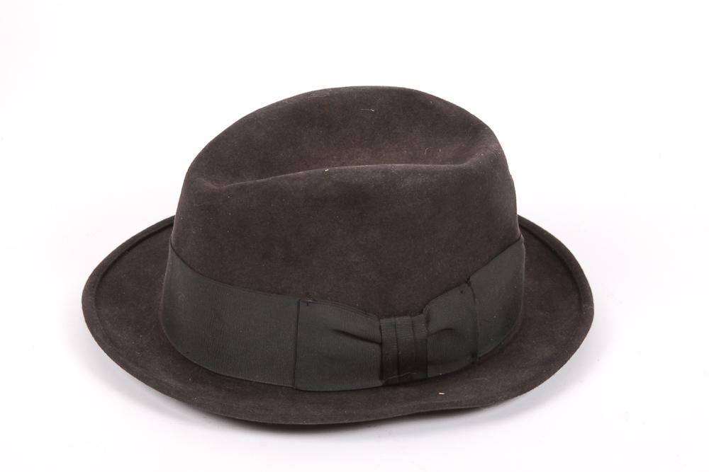 Vintage Fedora with Hat Box