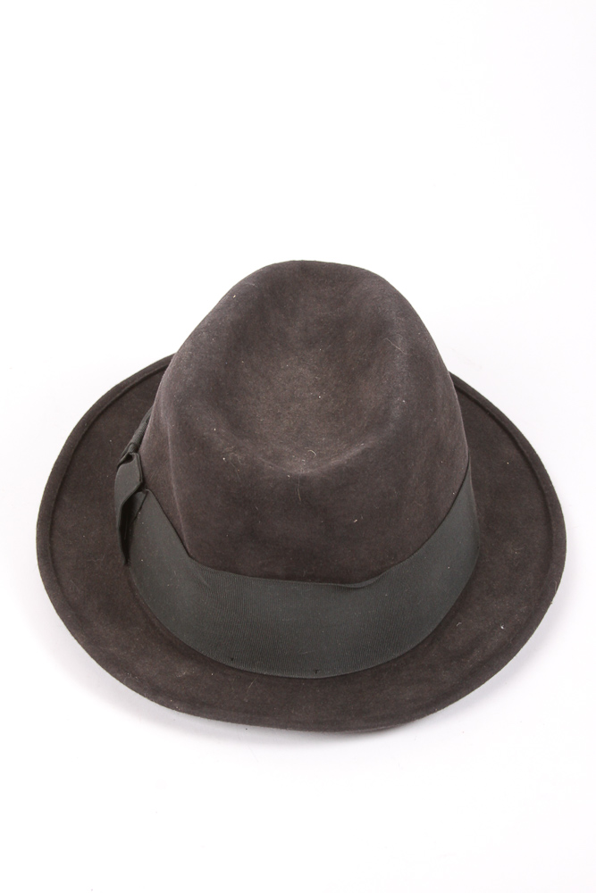 Vintage Fedora with Hat Box