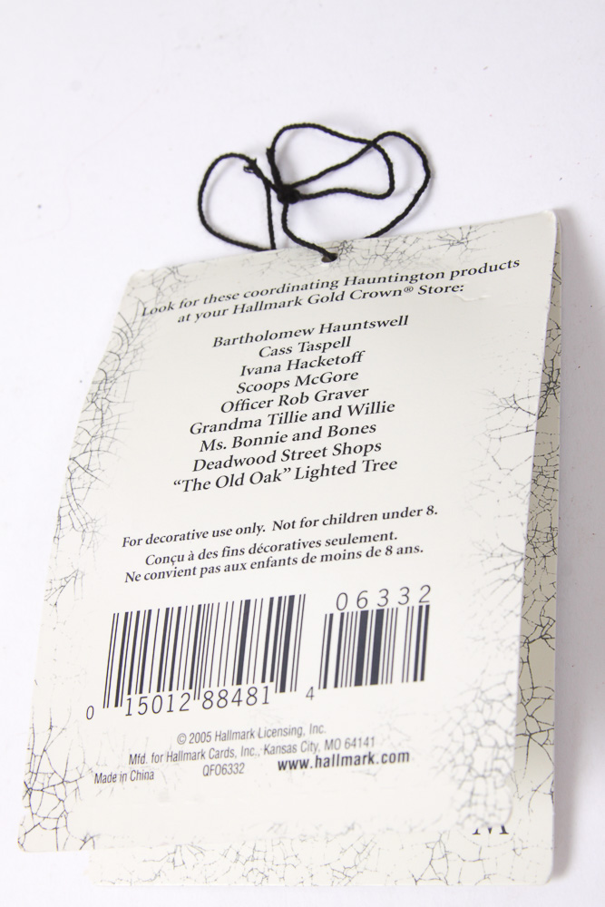 Hallmark Keepsake "Hauntington Town Hall" Figurine with Lights and Sound