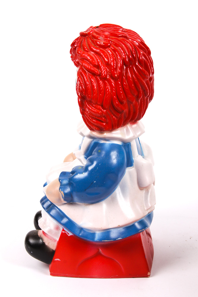 Vintage Raggedy Ann Lunchbox and Coin Bank