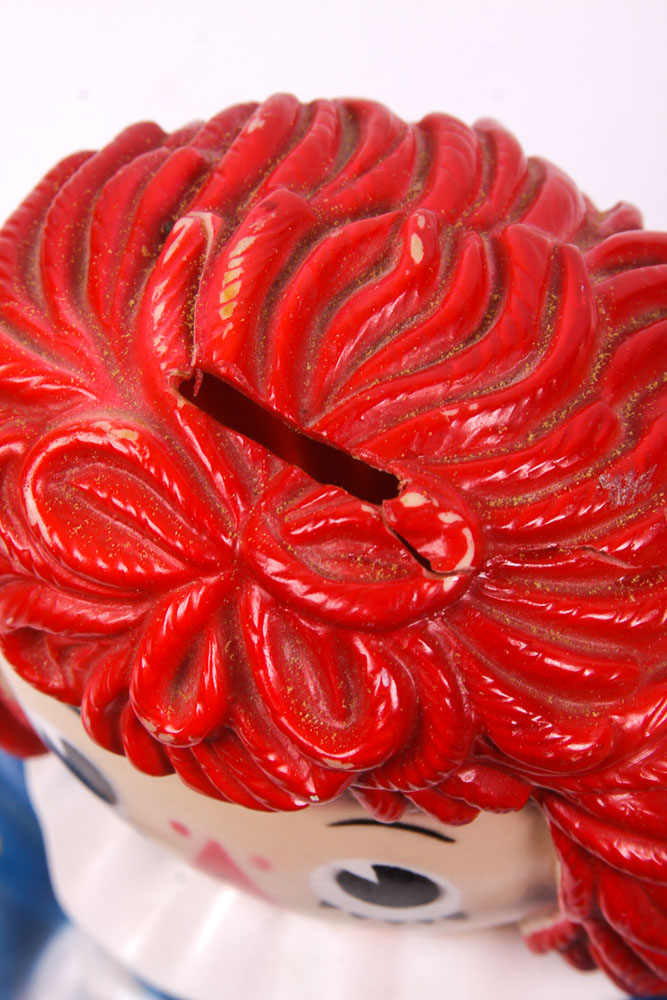 Vintage Raggedy Ann Lunchbox and Coin Bank