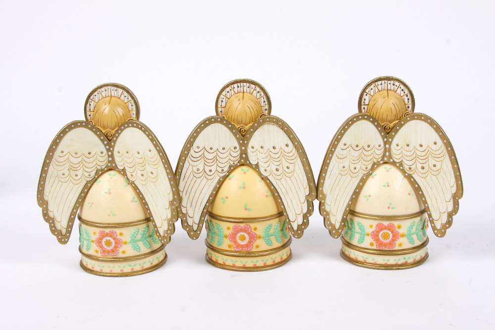 Vintage Hallmark Angel Music Box and Tree Topper Collection