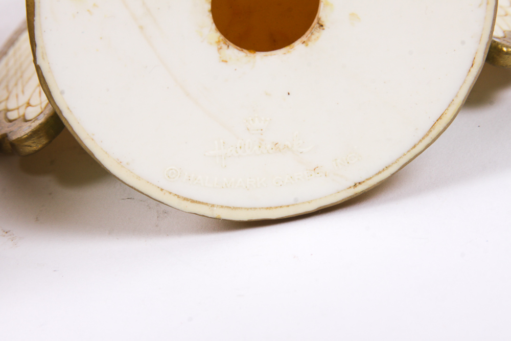 Vintage Hallmark Angel Music Box and Tree Topper Collection