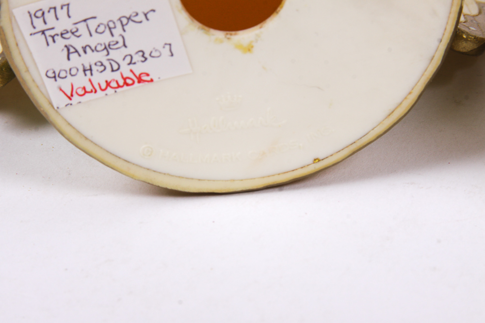 Vintage Hallmark Angel Music Box and Tree Topper Collection