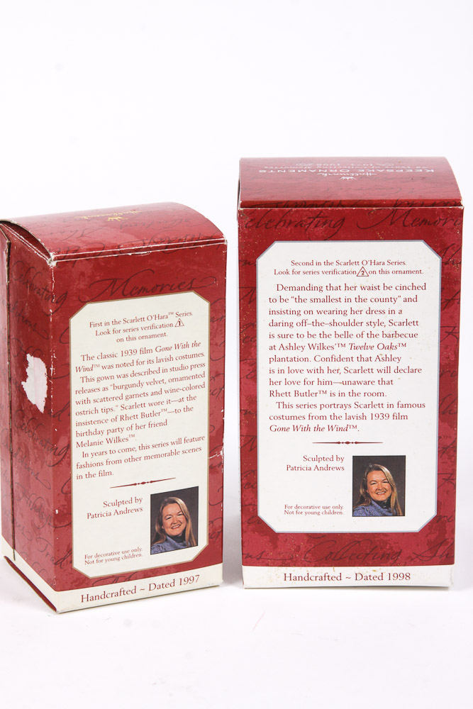 "Gone With The Wind" Hallmark Keepsake Ornaments