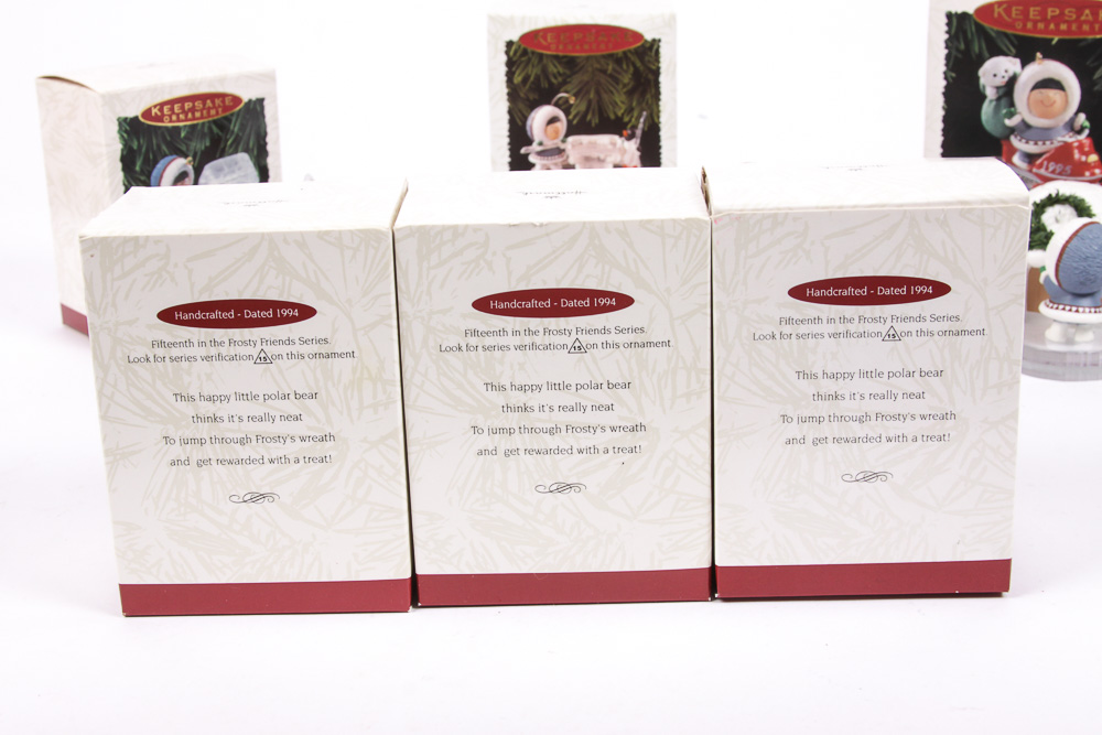 Hallmark "Frosty Friends" Holiday Ornaments