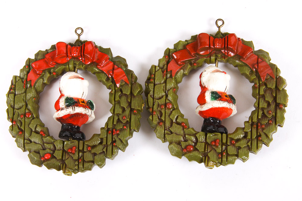 Vintage 1970s Hallmark Holiday Ornaments