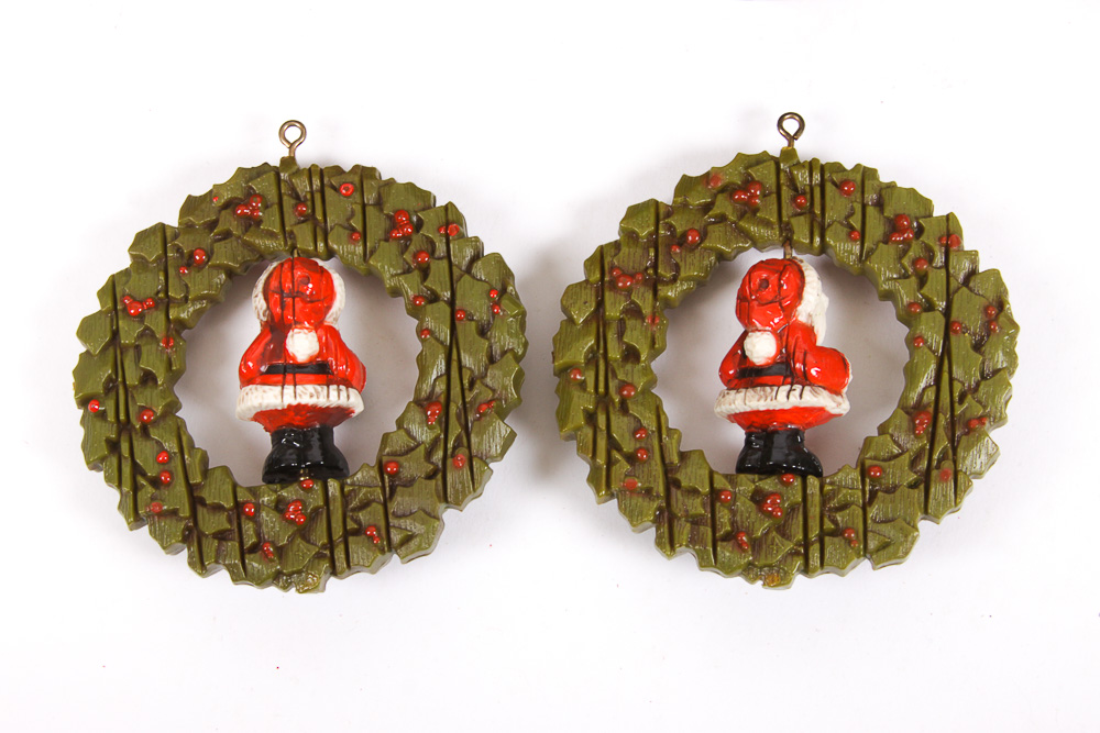 Vintage 1970s Hallmark Holiday Ornaments
