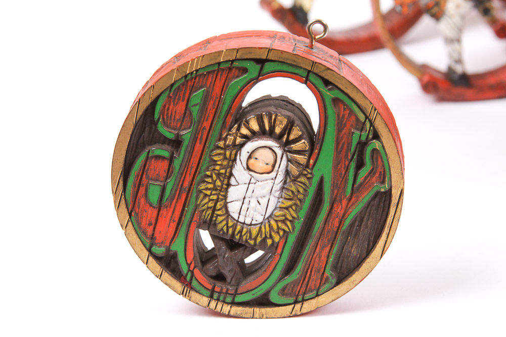 Vintage 1970s Hallmark Holiday Ornaments