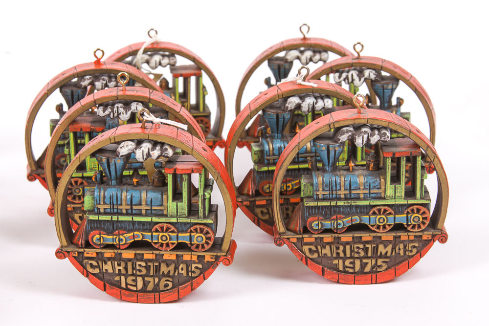 Vintage 1970s Hallmark Holiday Ornaments