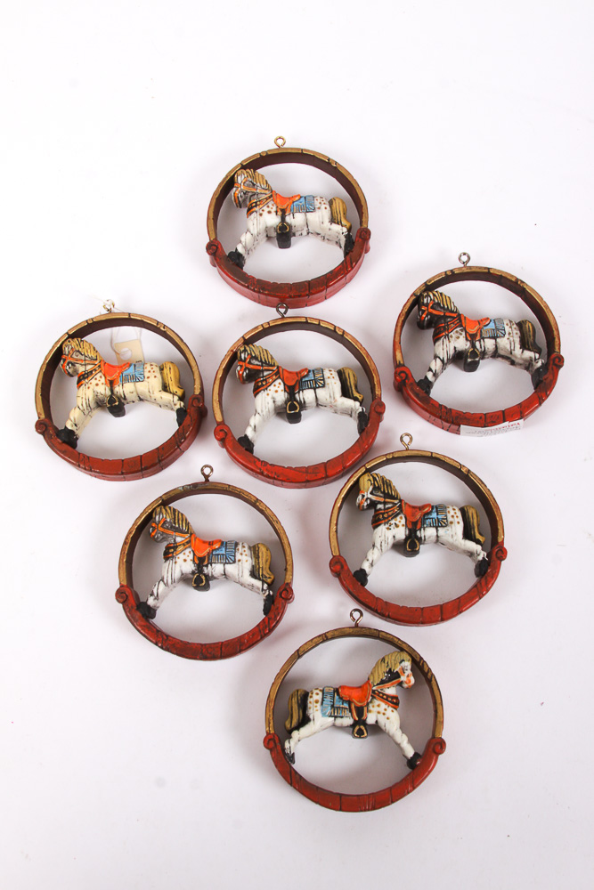 Vintage 1970s Hallmark Holiday Ornaments