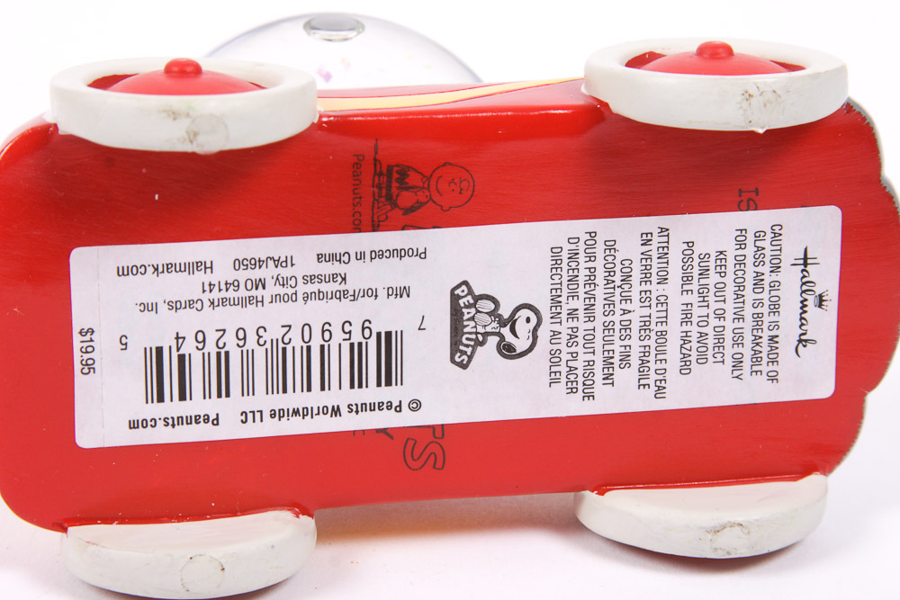 Hallmark "Peanuts" Character Snow Globes