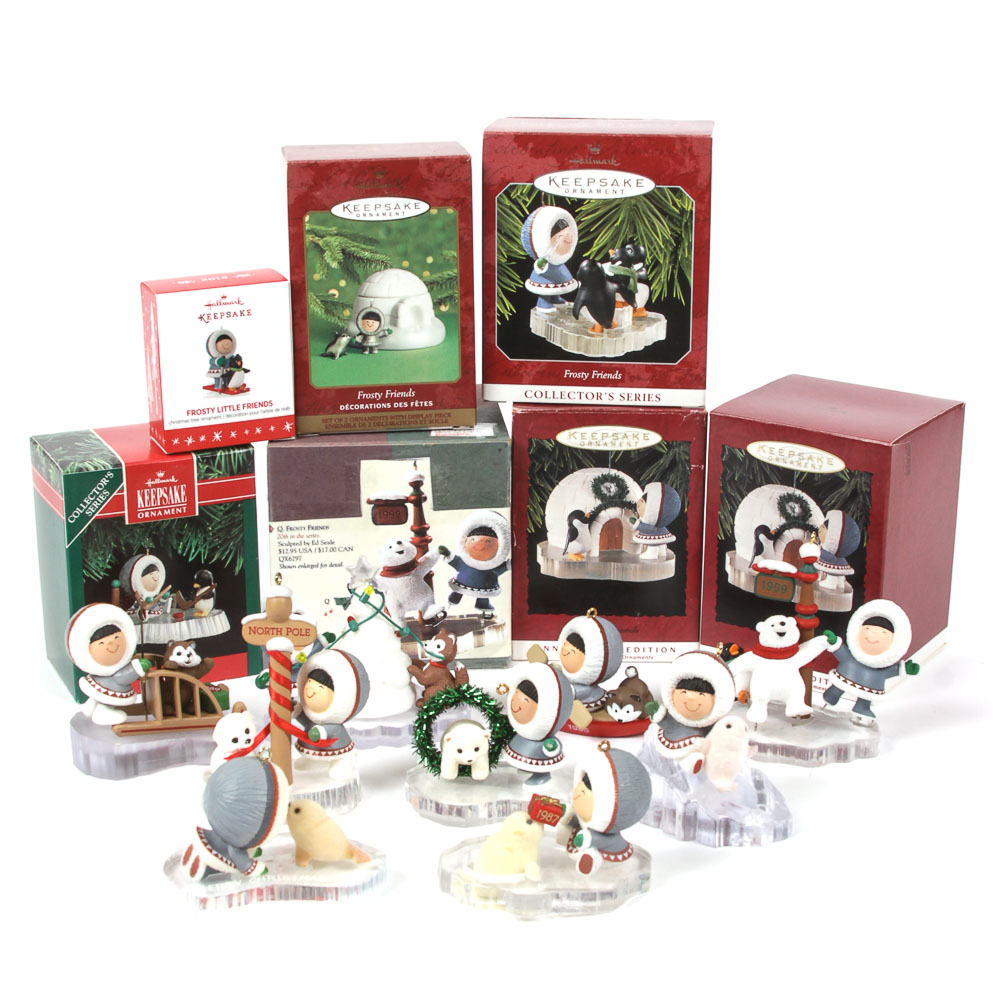 Variety of "Frosty Friends" Hallmark Keepsake Ornaments