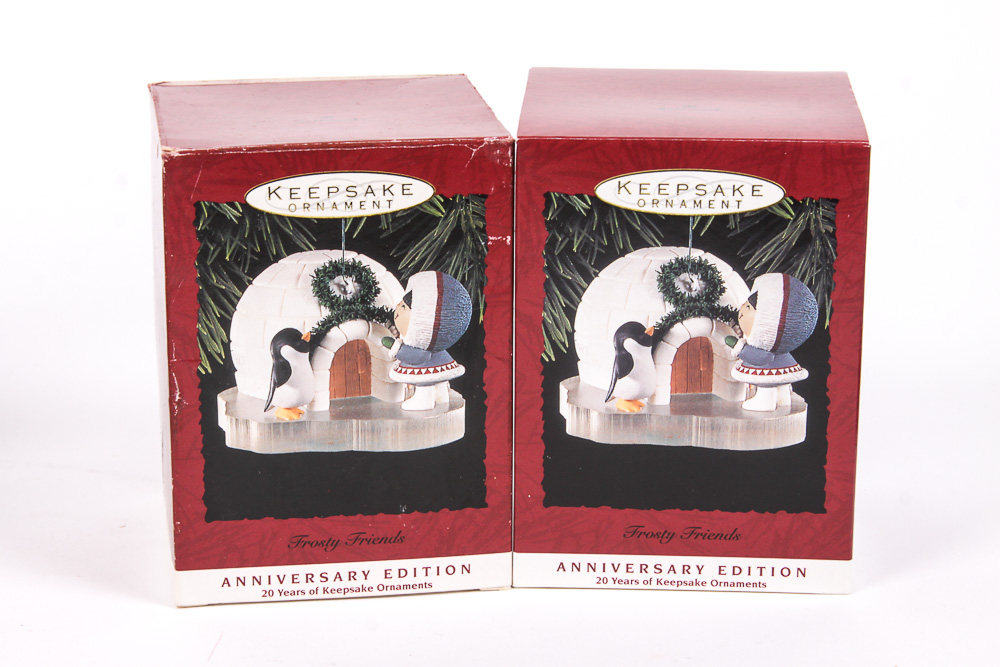 Variety of "Frosty Friends" Hallmark Keepsake Ornaments