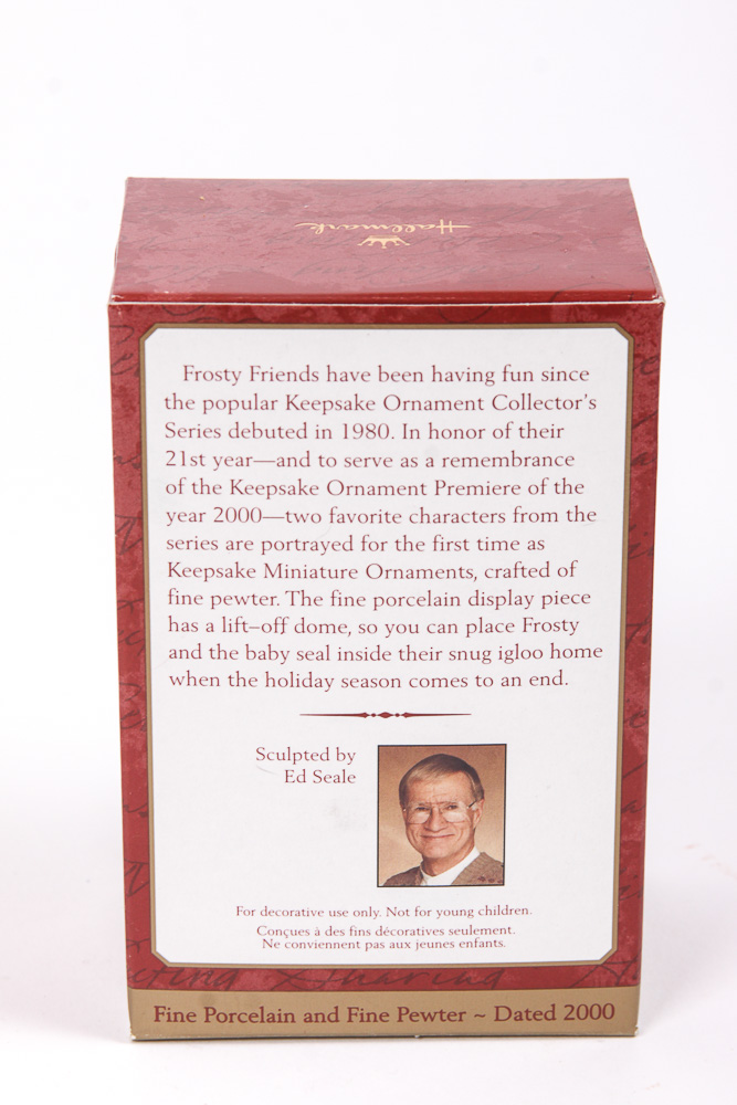 Variety of "Frosty Friends" Hallmark Keepsake Ornaments