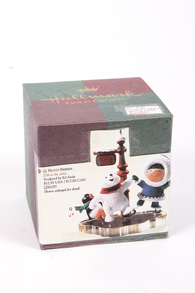 Variety of "Frosty Friends" Hallmark Keepsake Ornaments