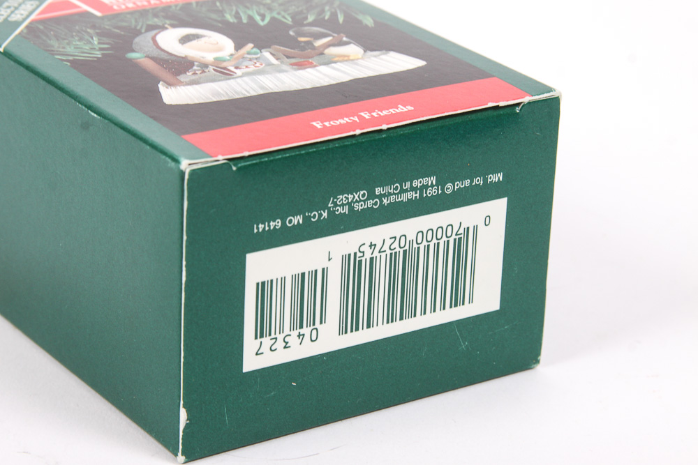 Variety of "Frosty Friends" Hallmark Keepsake Ornaments