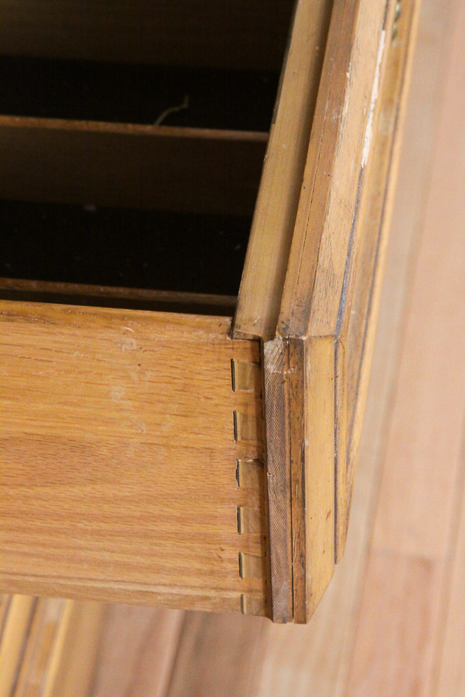 French Provincial Buffet with Cabinet Attributed to Thomasville