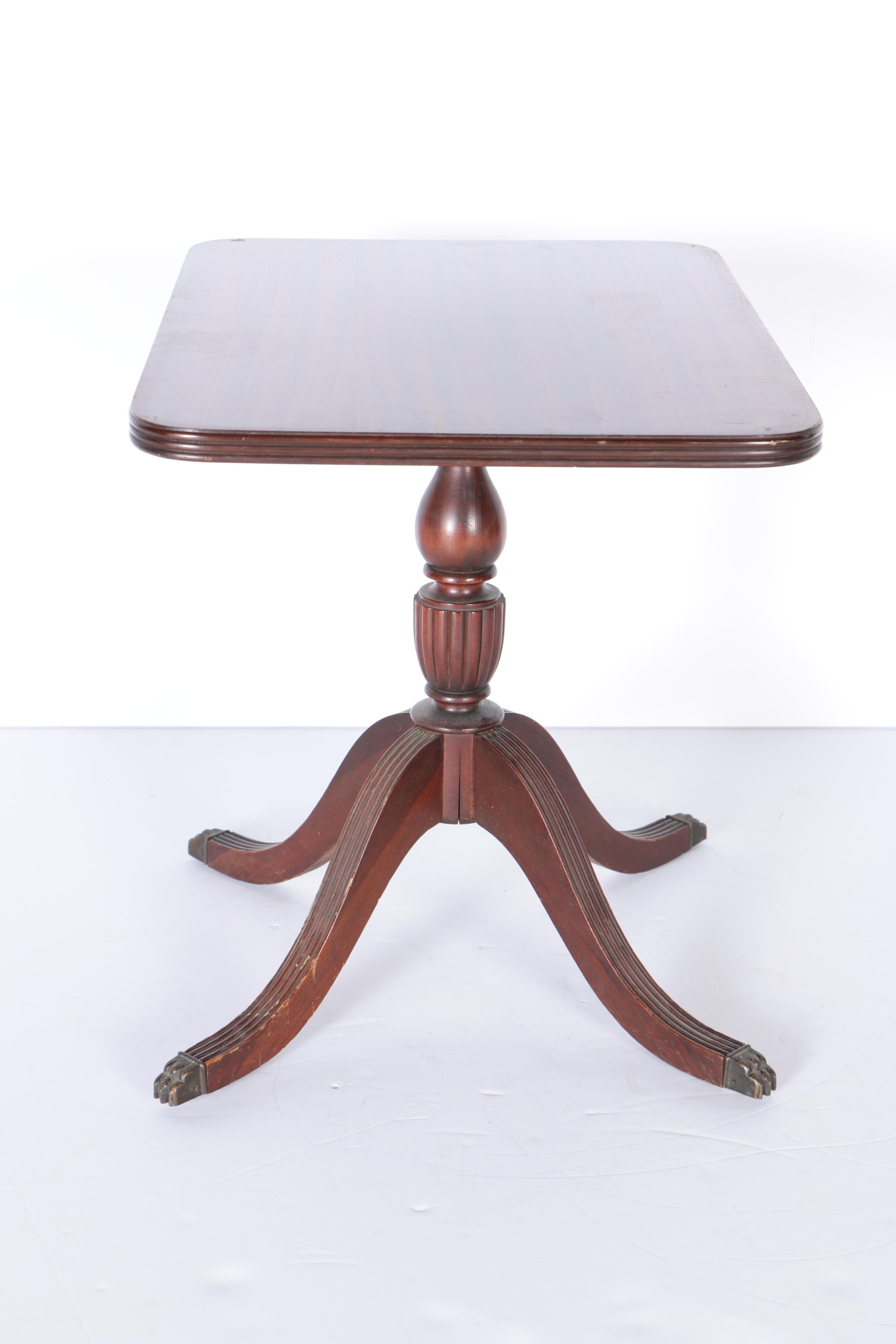 Duncan Phyfe Style Pedestal Table