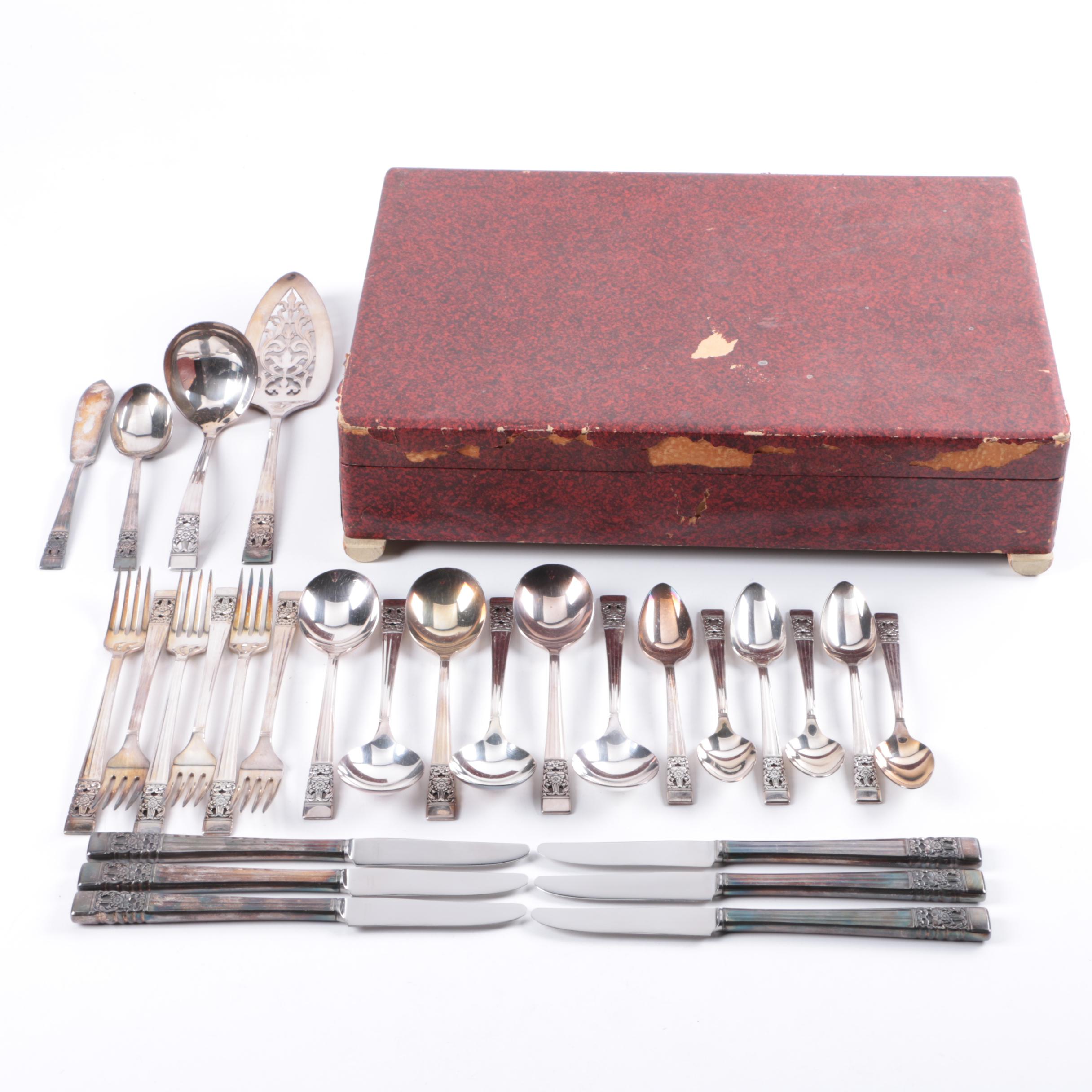 Community Plate "Coronation" Silver Plate Flatware in Chest