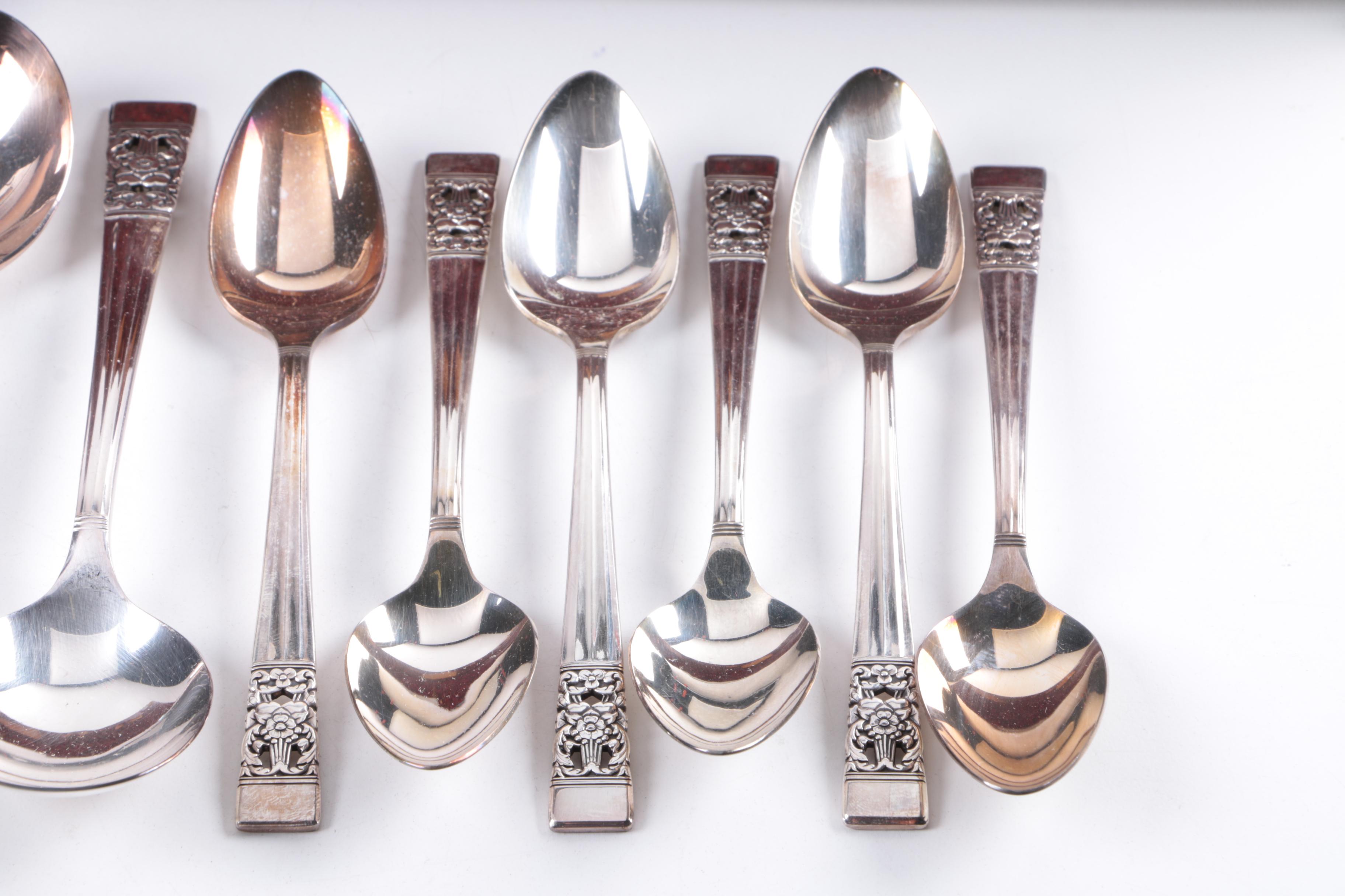 Community Plate "Coronation" Silver Plate Flatware in Chest