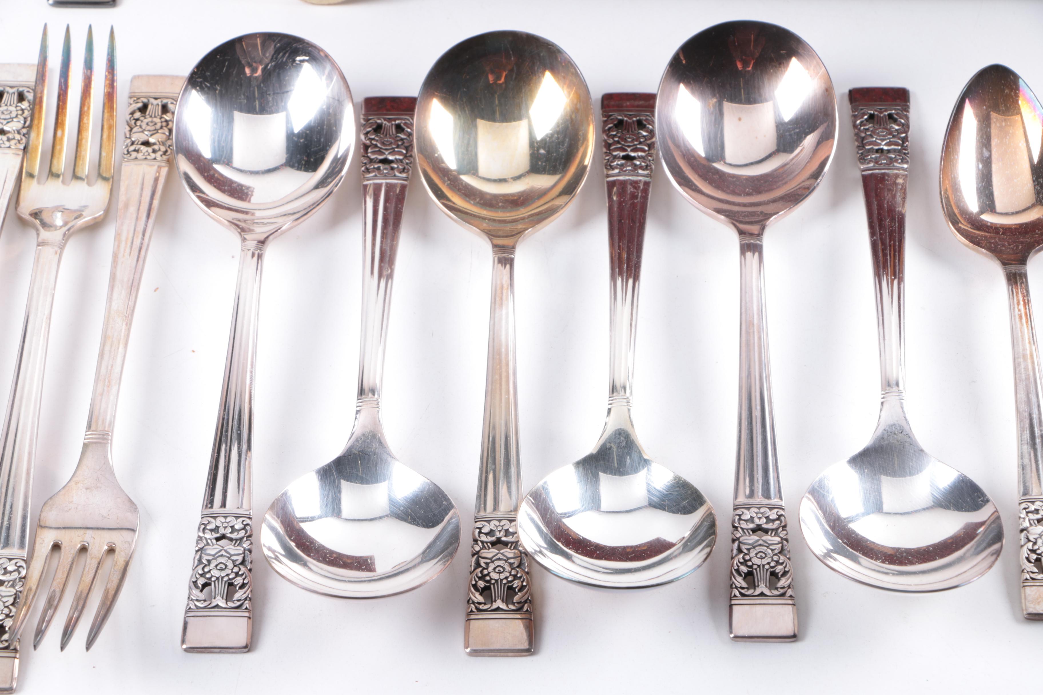 Community Plate "Coronation" Silver Plate Flatware in Chest
