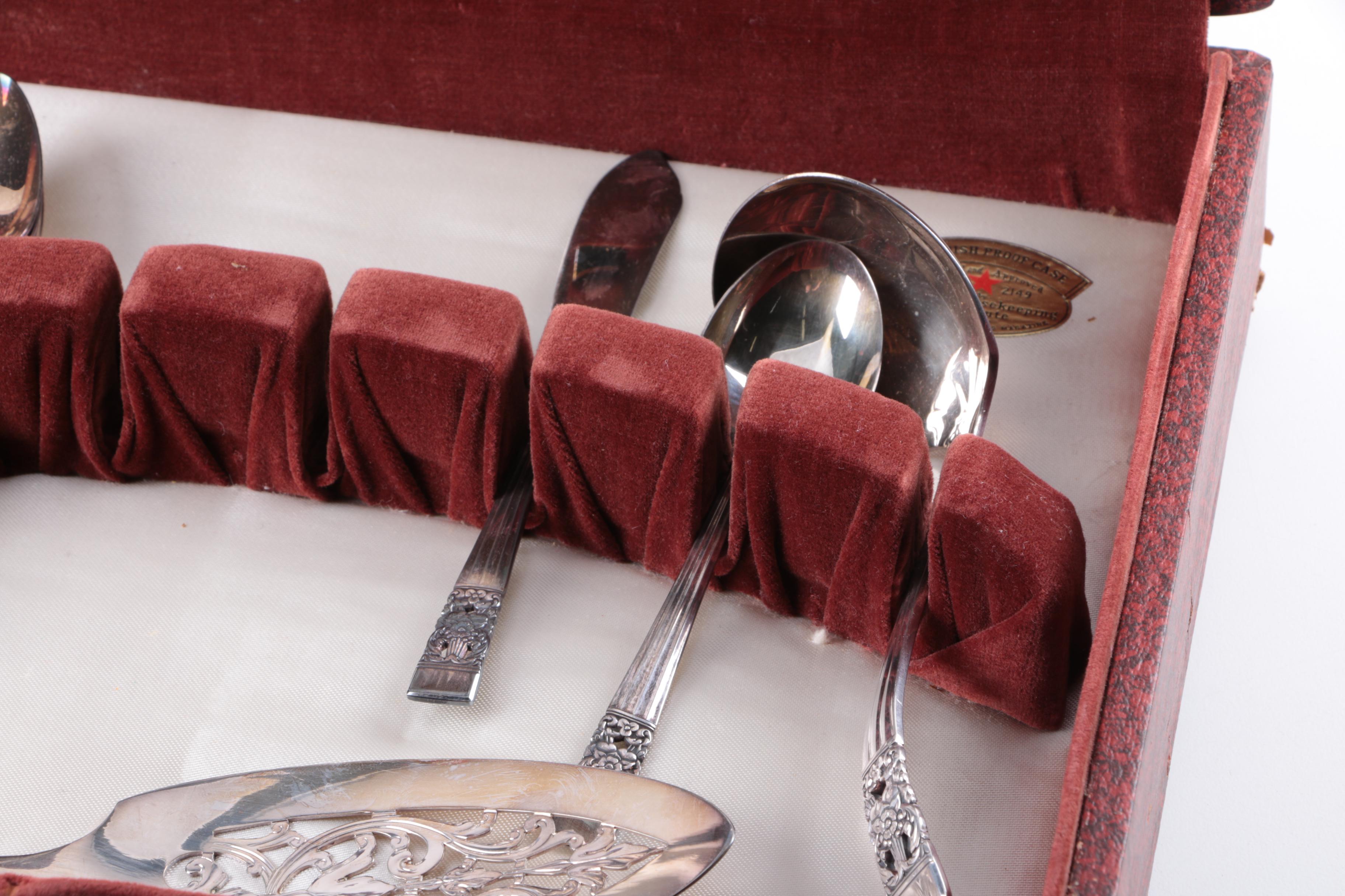Community Plate "Coronation" Silver Plate Flatware in Chest