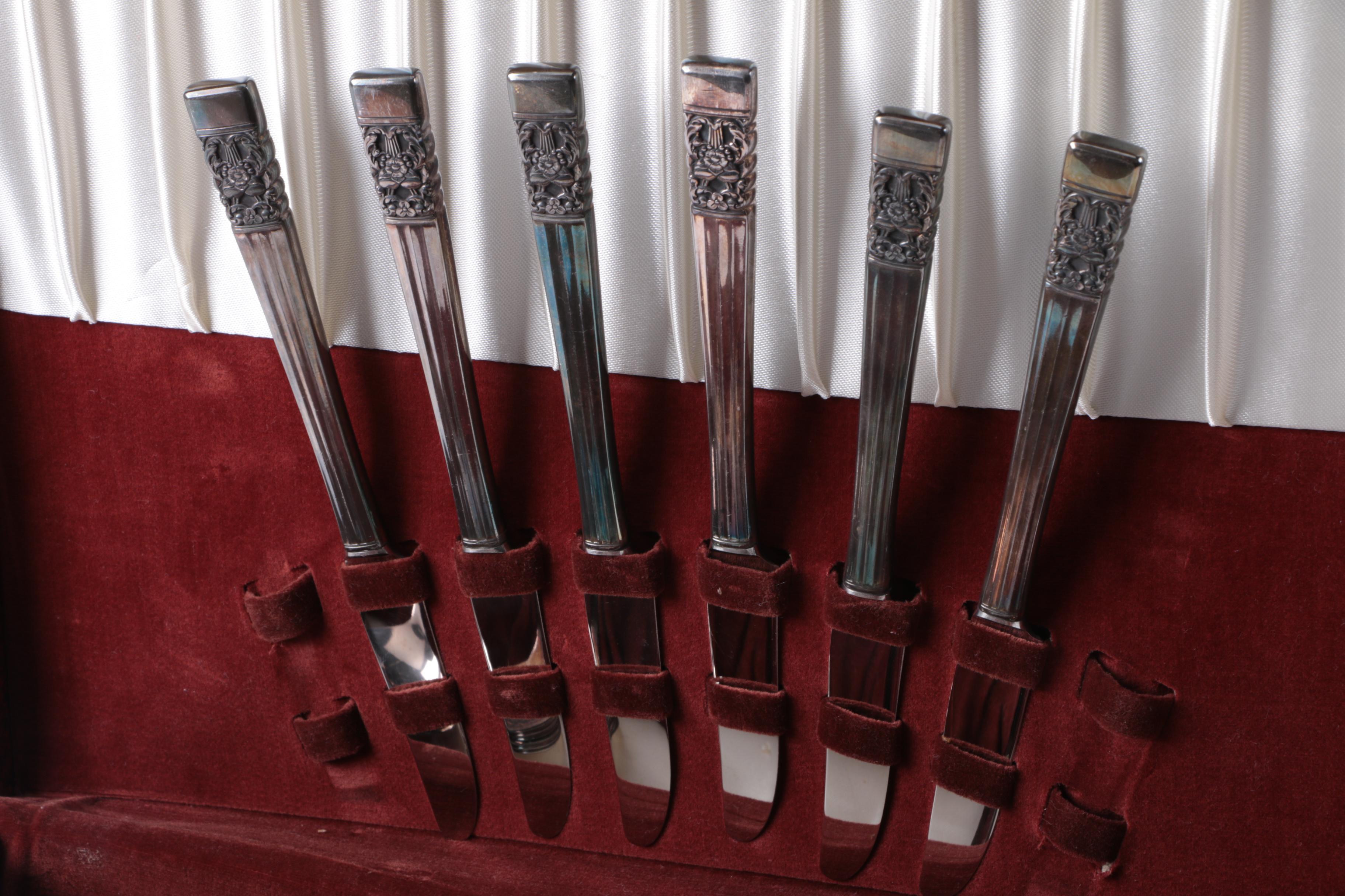 Community Plate "Coronation" Silver Plate Flatware in Chest