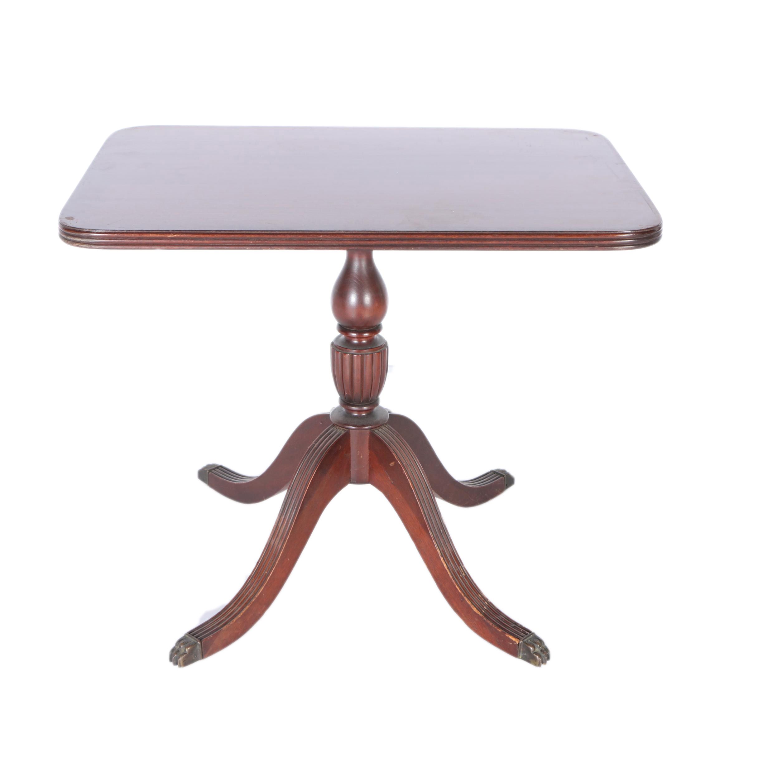Duncan Phyfe Style Pedestal Table