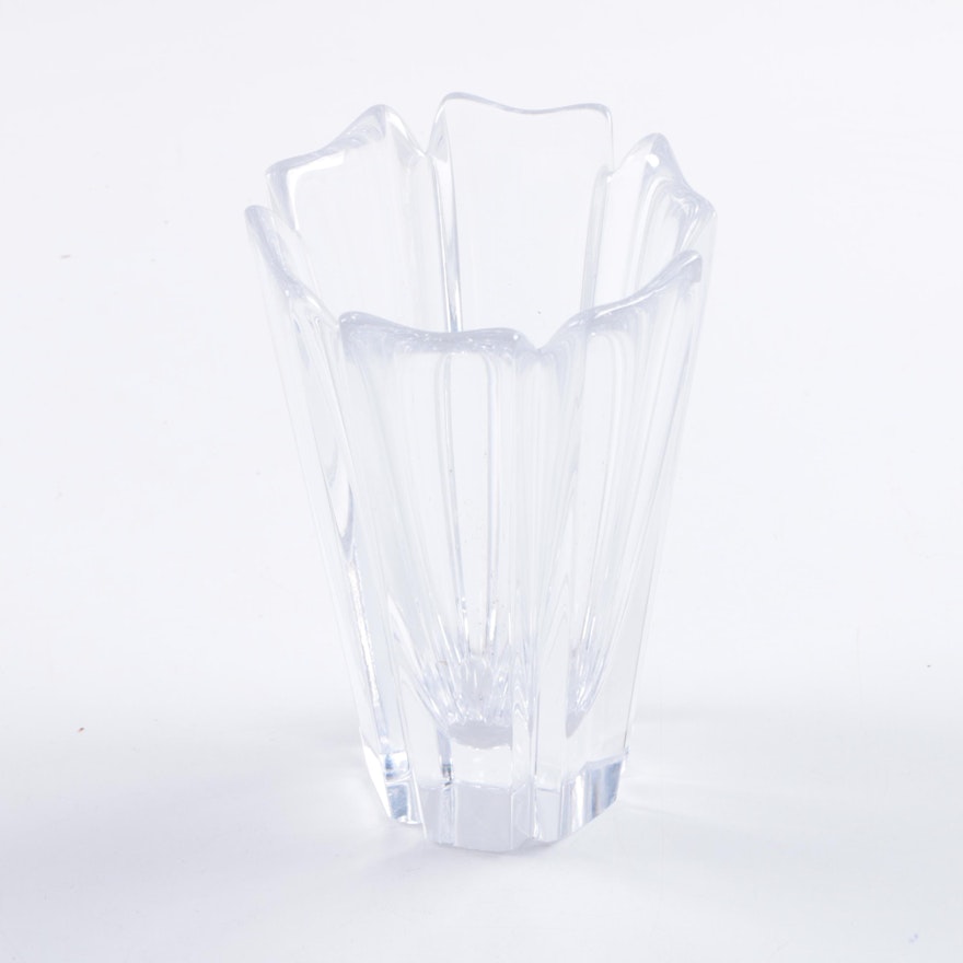 Orefors "Corona" Crystal Vase