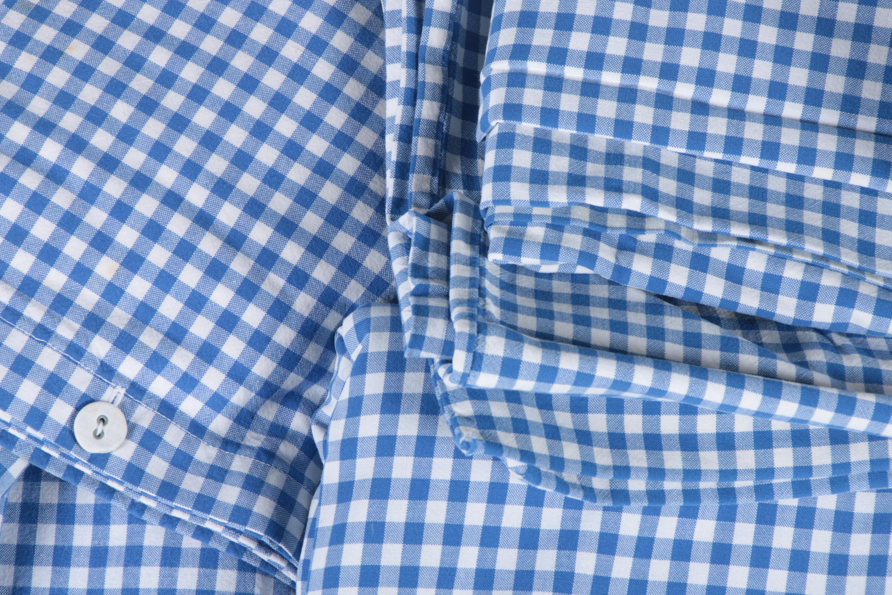 Blue Gingham Bedding