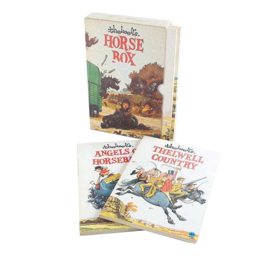 1977 "Thelwell Horse Box" Box Set by N. Thelwell