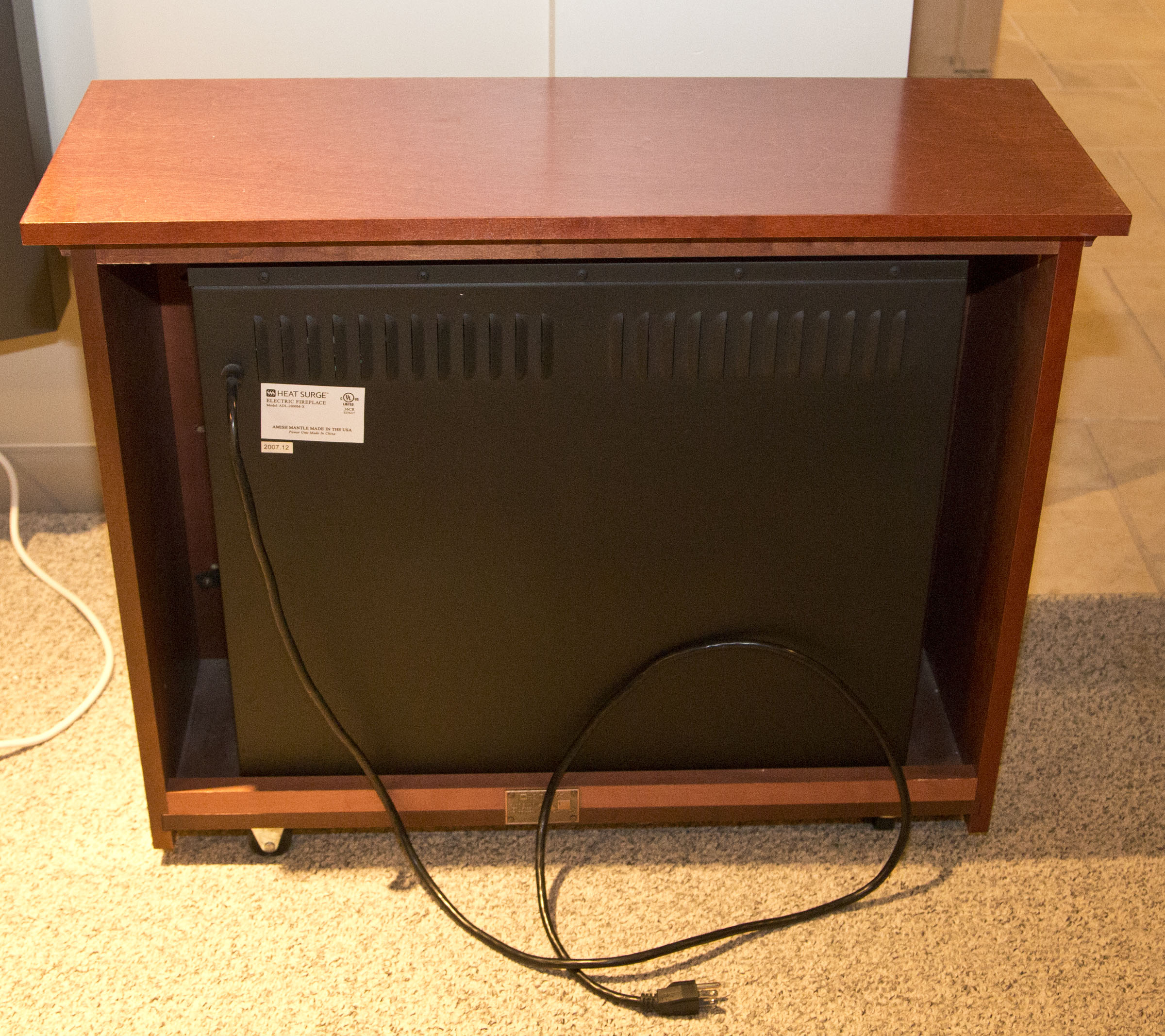 Heat Surge Electric Fireplace