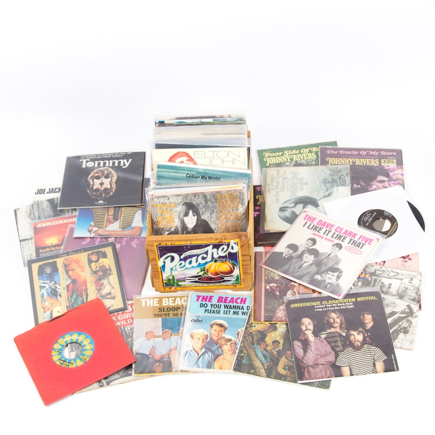 Clapton, Beach Boys, Over 100 Other 45 rpm Singles