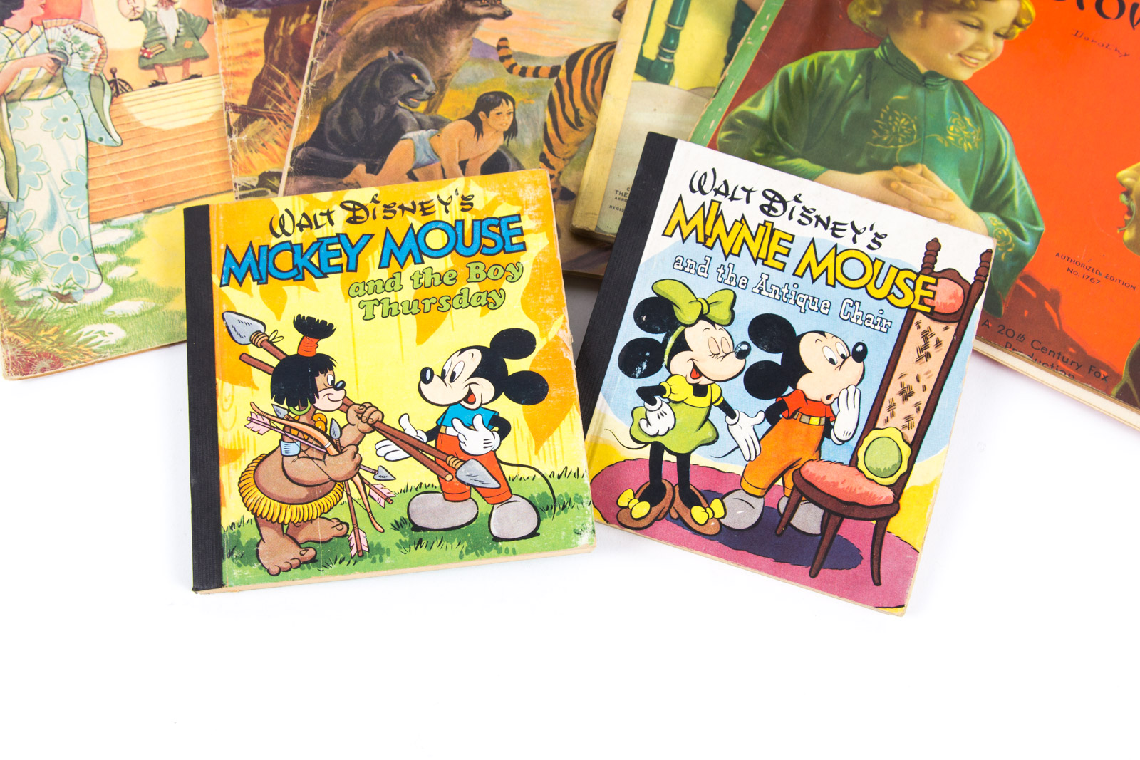 Assortment of Vintage Toys and Written Works