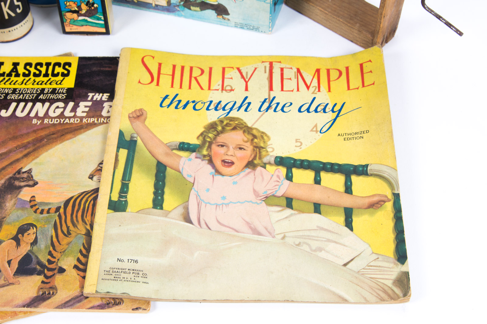 Assortment of Vintage Toys and Written Works