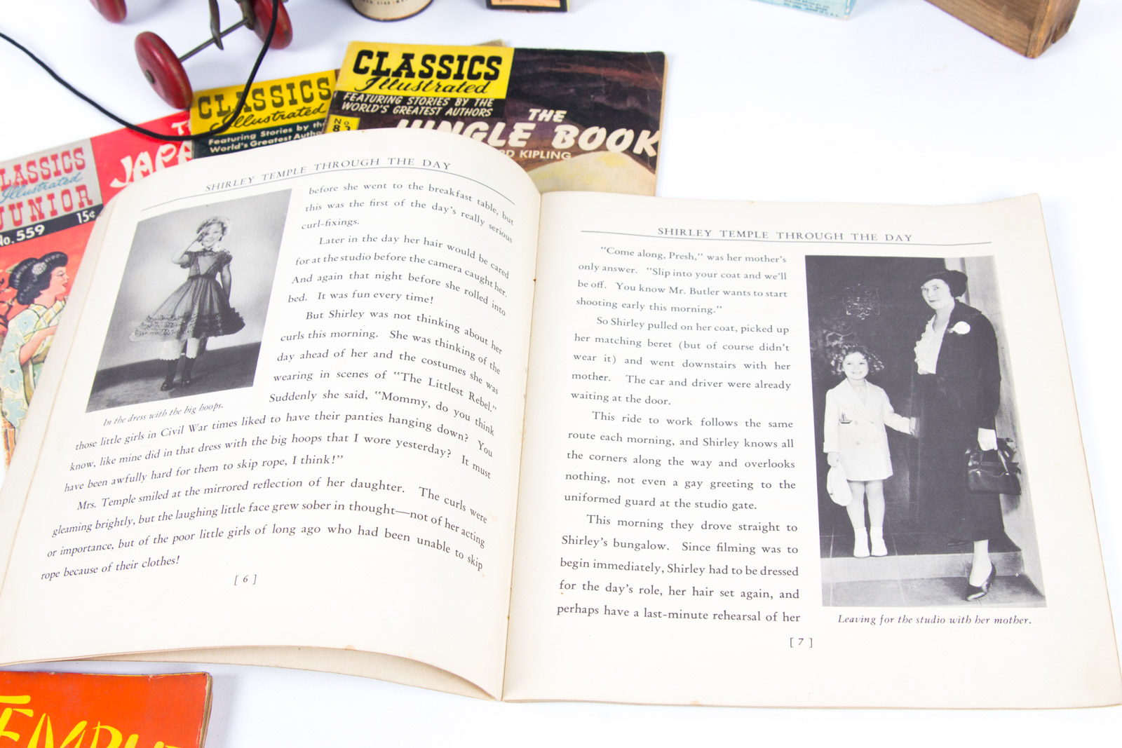 Assortment of Vintage Toys and Written Works