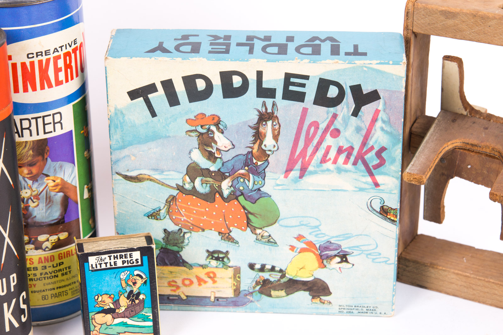Assortment of Vintage Toys and Written Works