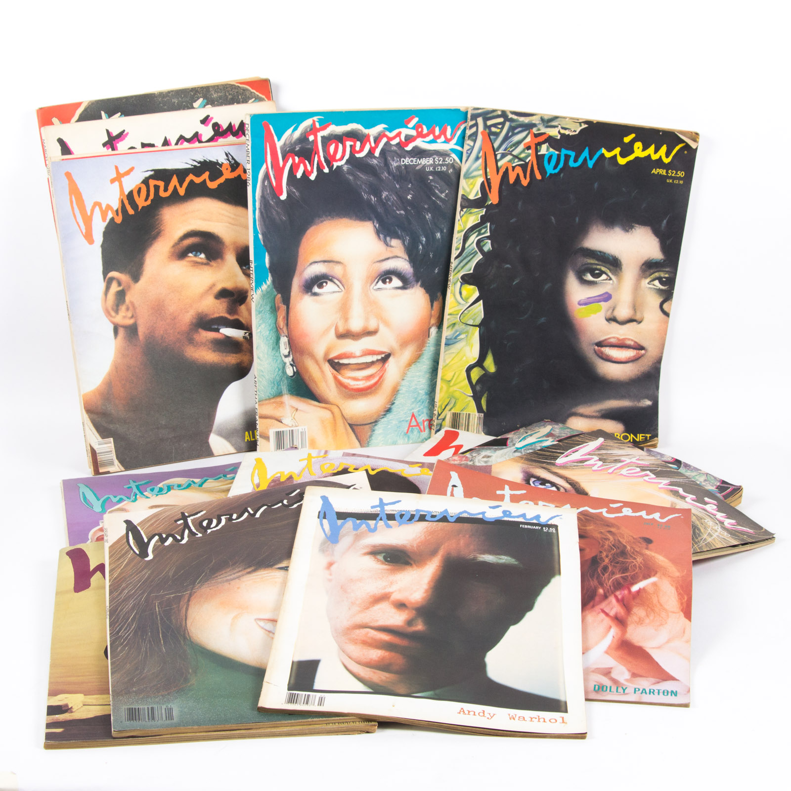 Nineteen Issues of Interview Magazine