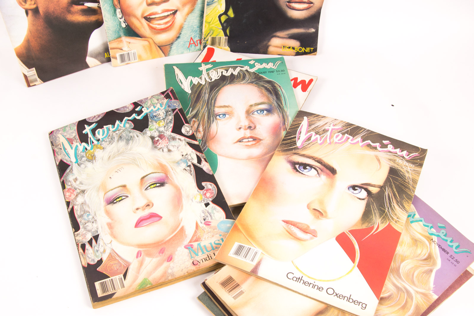 Nineteen Issues of Interview Magazine